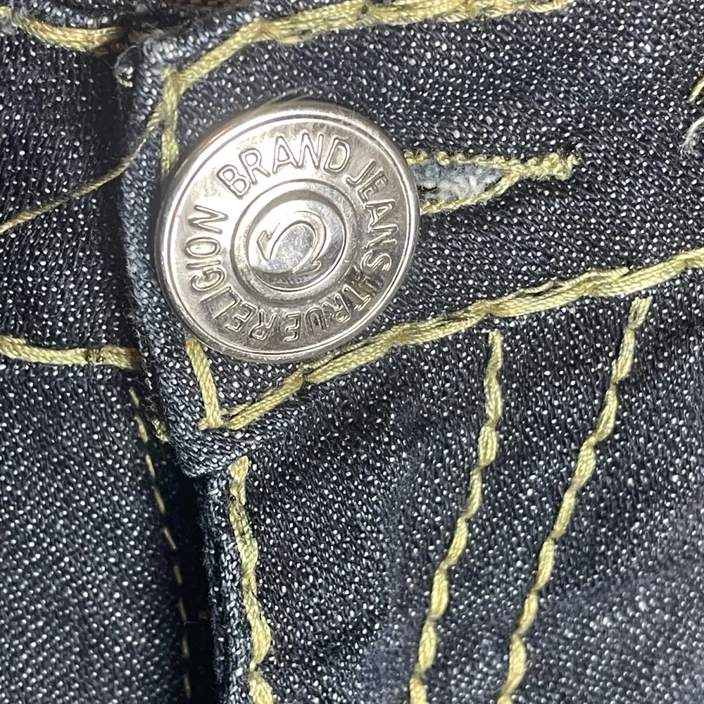 True Religion Women's Joey Big T Jeans Vera Cruz Dark Wash  Size 26 READ - Picture 8 of 11